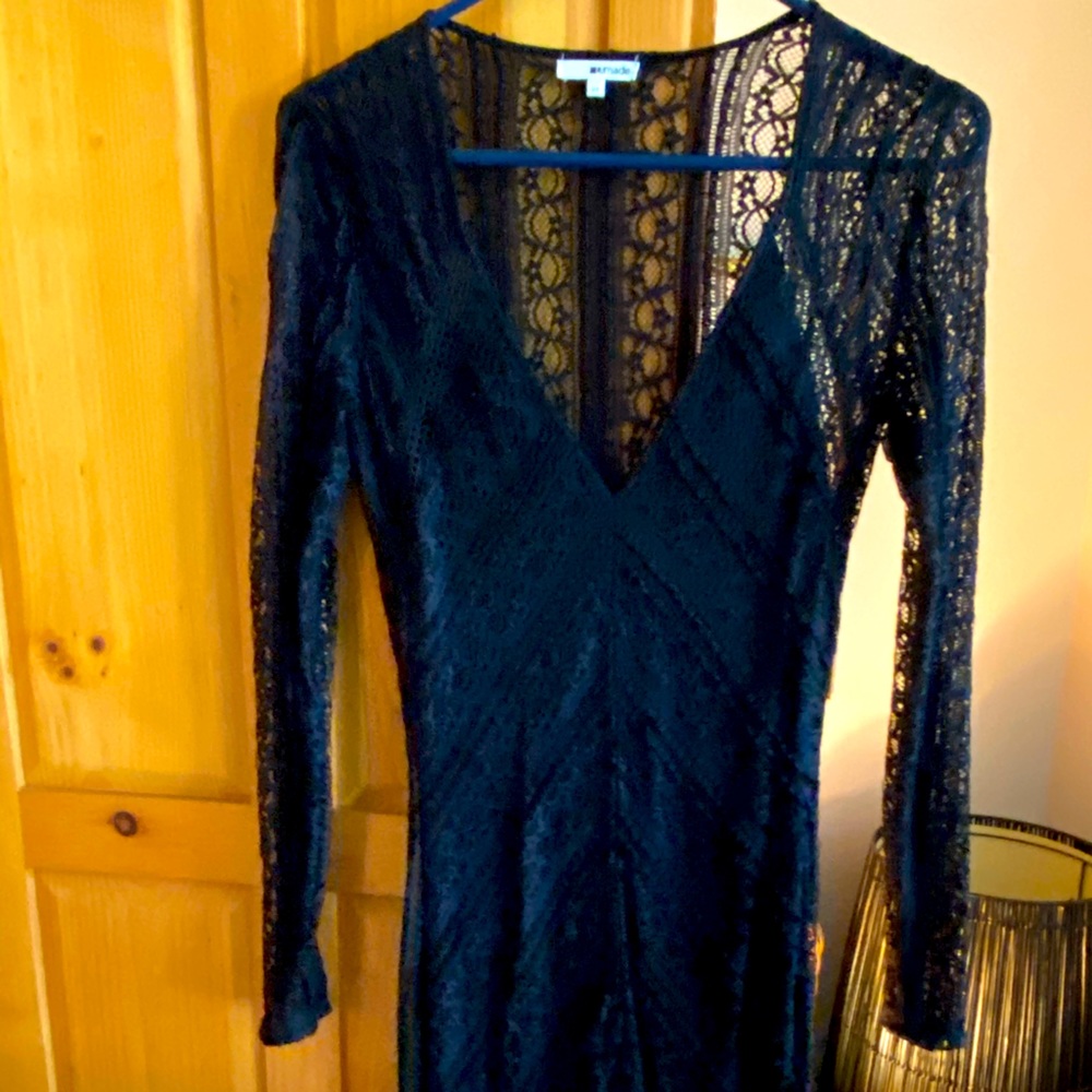 Black cocktail dress